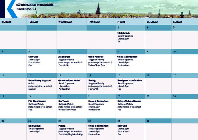  Tidsplan for aktiviteter - voksne (PDF)