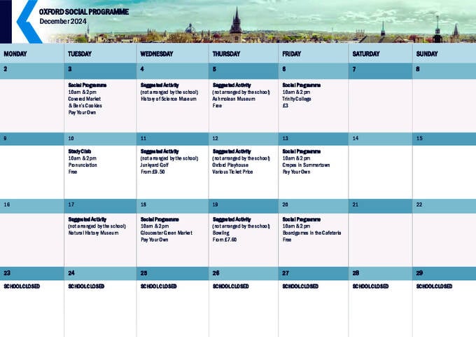  Tidsplan for aktiviteter - voksne (PDF)