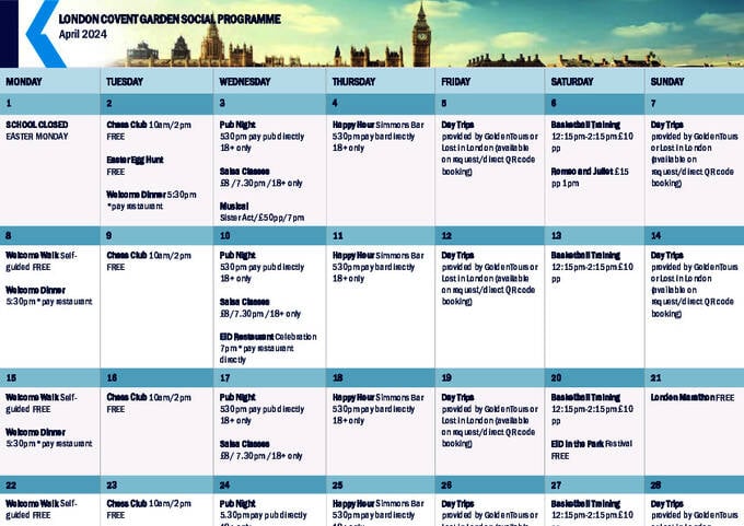  Tevékenységek menetrendje - felnőttek (PDF)