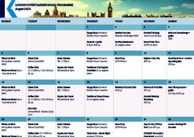  Tevékenységek menetrendje - felnőttek (PDF)