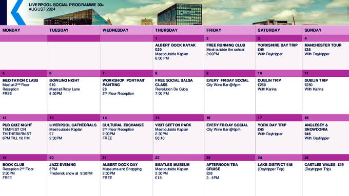  Tevékenységek menetrendje - felnőttek (PDF)