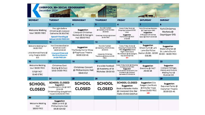  Tevékenységek menetrendje - felnőttek (PDF)