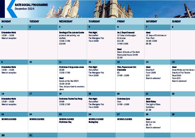  Tevékenységek menetrendje - felnőttek (PDF)