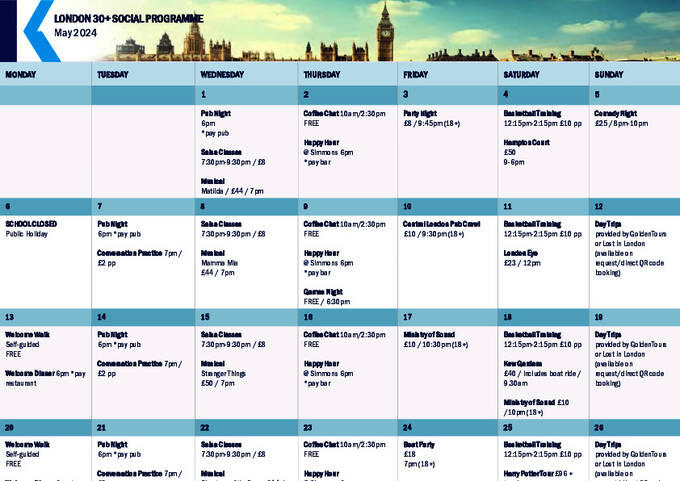  活动安排--成人 (PDF)