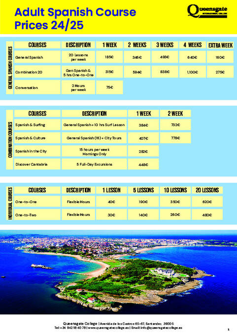 Queensgate College Prices 2025