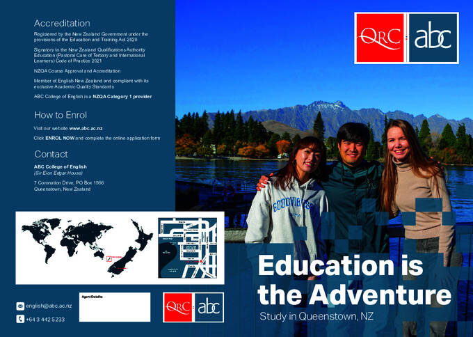 ABC College of English szórólap