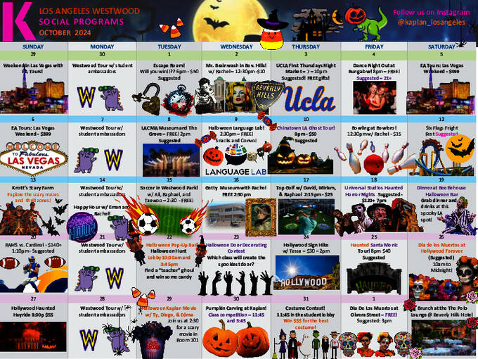 LA eksempel aktivitetsprogram