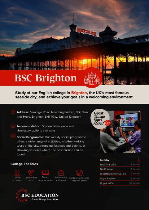 Информационный бюллетень BSC Education, Брайтон