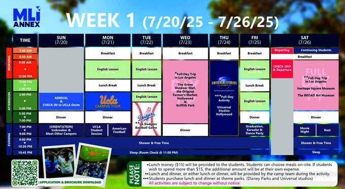 Eksempel på aktivitetskalender  (tidsplan for 2026 kommer snart)