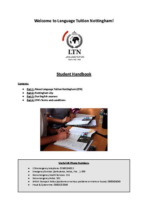 Language Tuition 通用手册