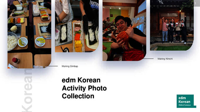 Atividades sociais Korean Global Campus