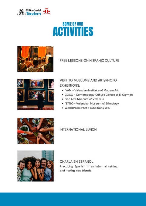 Csoportos tevékenység mintaprogram Valenciában