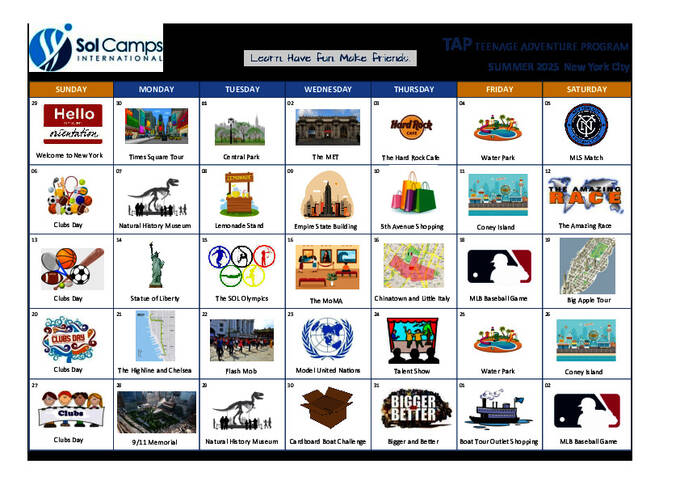  활동 캘린더(샘플) 