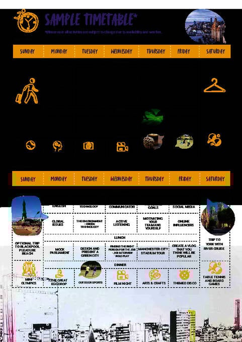 نموذج نشاط برنامج القادة المستقبليين