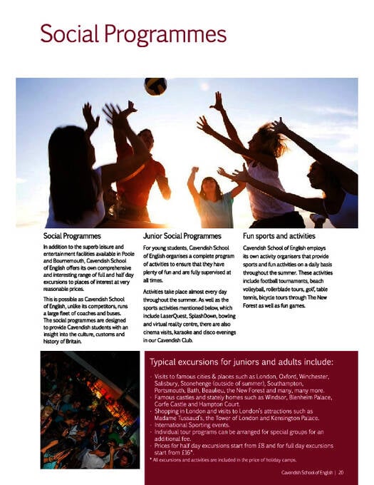 社交活动 - 示例