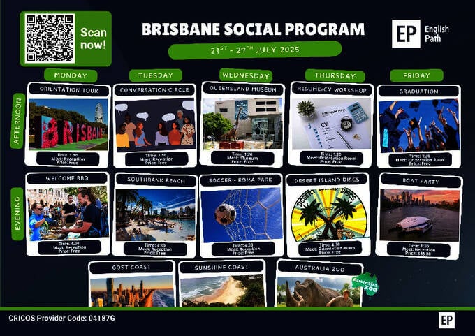 Programa social em julho