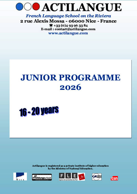 Junior programfüzet 2026