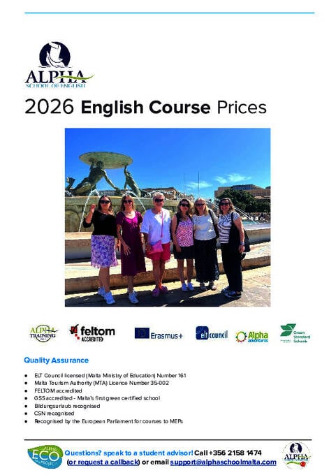 ALPHA SKOLEPRISER 2026