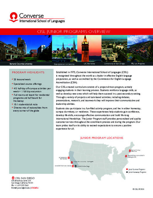 Oversikt over juniorprogrammer 2026