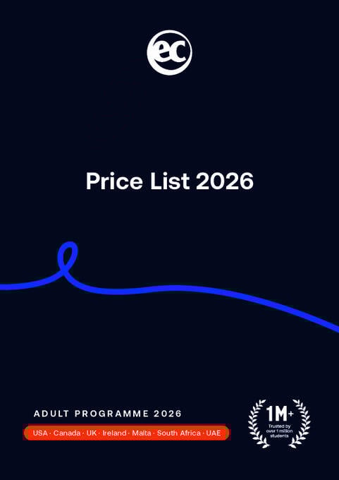 Lista de preços EC English 2026