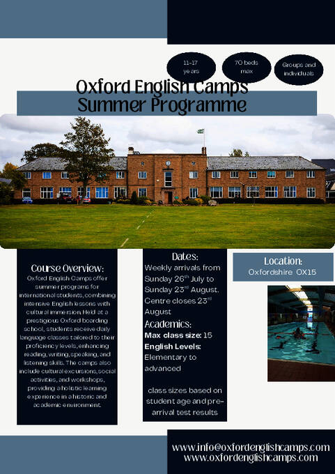 Oxford English Camps - المدرسة الصيفية