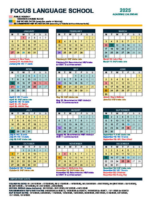 Akademisk kalender 2026