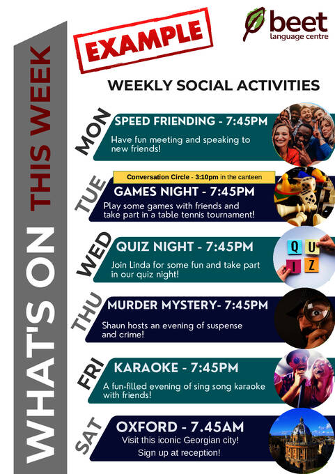  Tidsplan for aktiviteter - voksne (PDF)