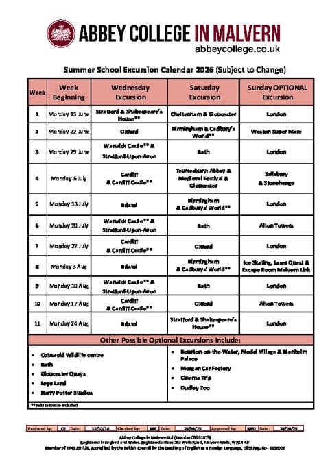  Tidsplan for aktiviteter - juniorer (PDF)