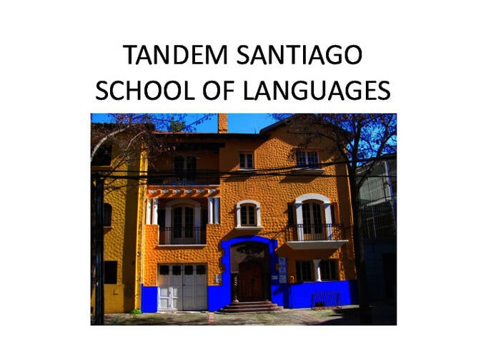 Tandem Santiago brosjyre