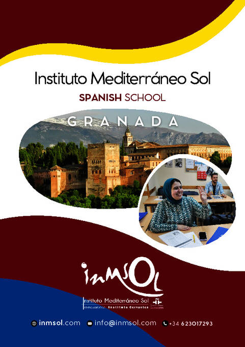 كتيب Instituto Mediterráneo Sol 2026