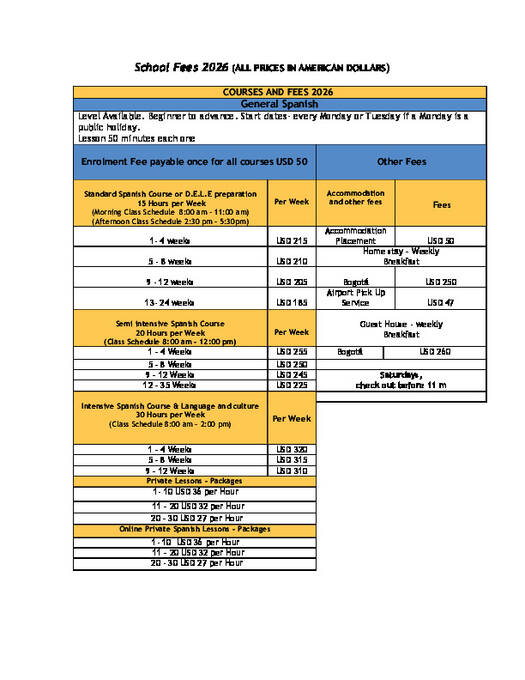Spanish World Institute priser 2026