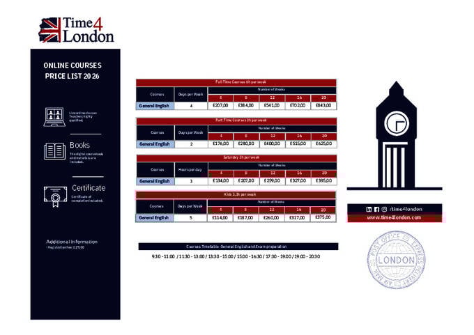 Online prisliste 2026