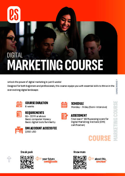 Digitális marketing szórólap -2026-os dátumokkal