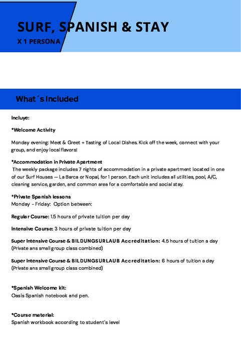 2026 年冲浪套餐价格