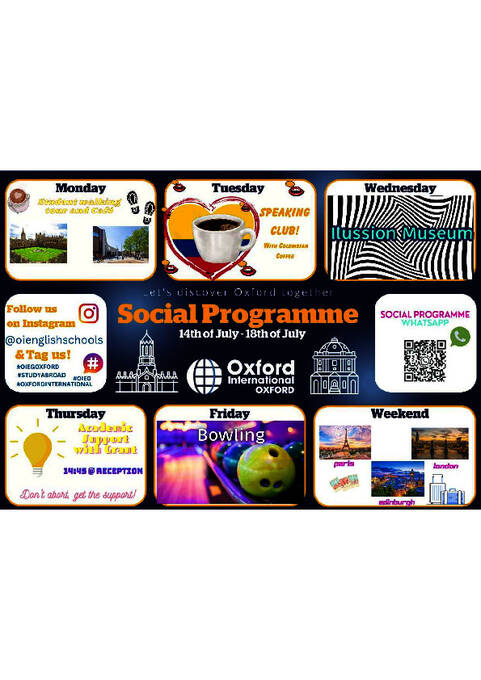 Eksempel på sosialt program - juli