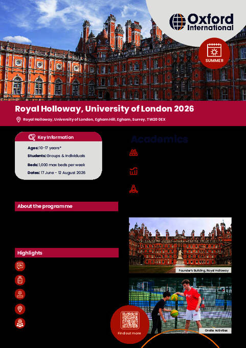 2026 年夏季课程概况介绍