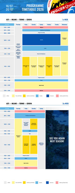  Rooster met activiteiten - junioren (PDF)
