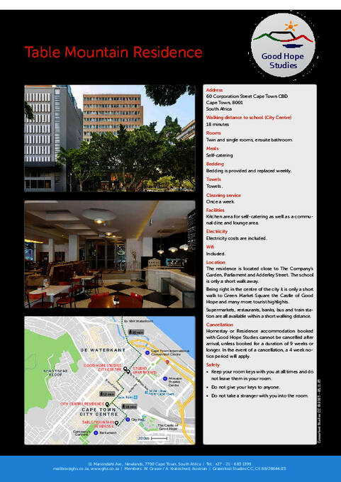 GHS Tafelberg Residence