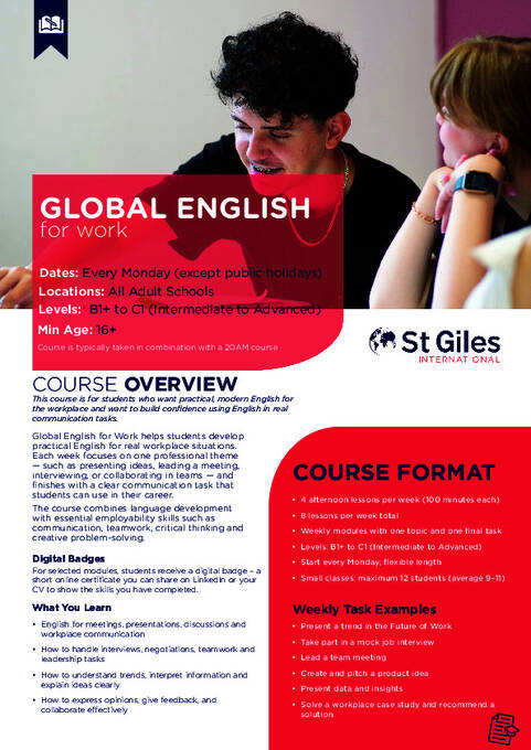 Global engelsk til arbejde 
