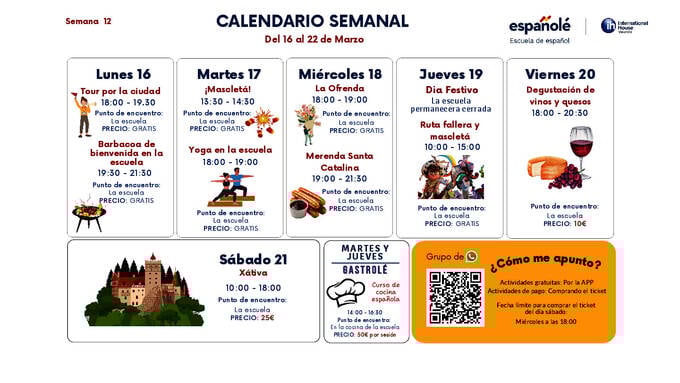 نموذج تقويم أسبوعيّ لعام 2026