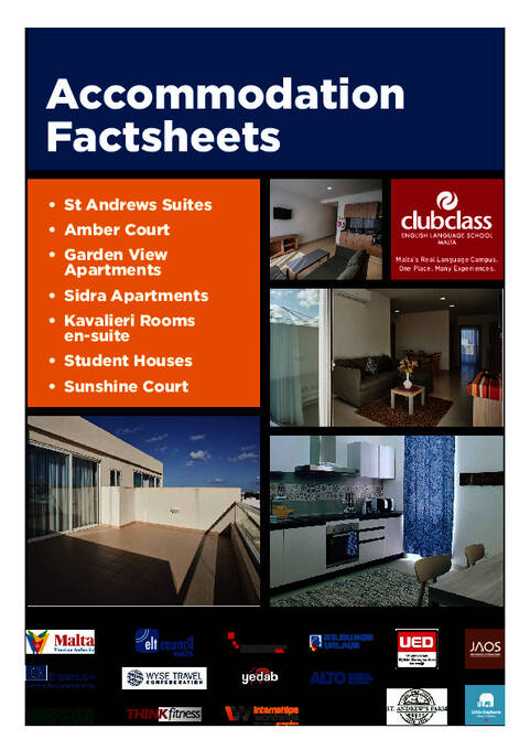 Clubclass brosjyre for overnatting