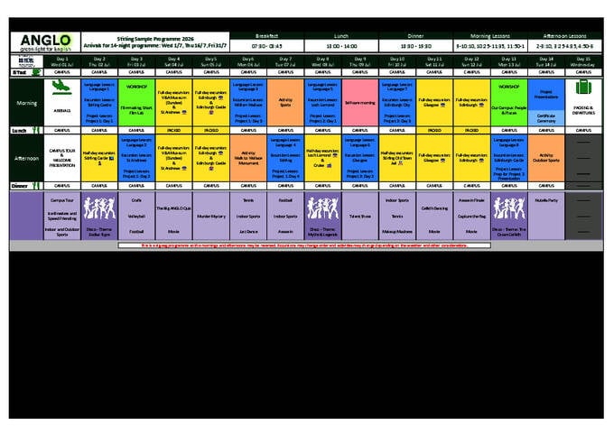 ANGLO Stirling Programme
