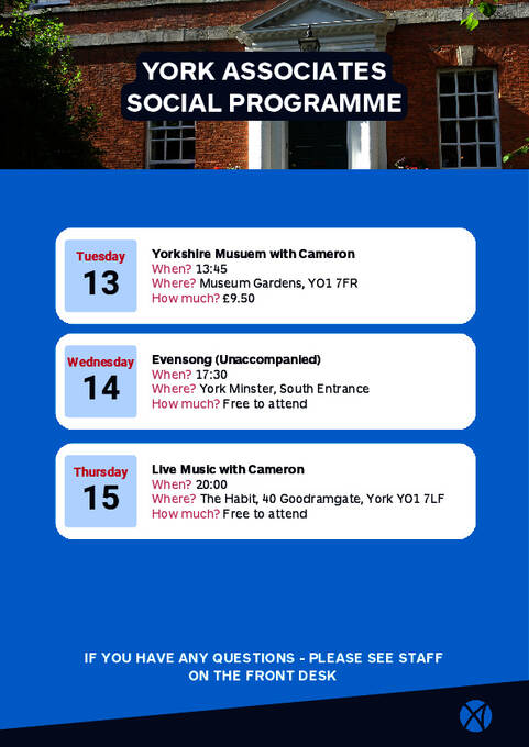 Social Programme sample