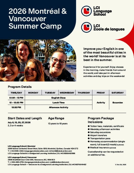 LCI Language School Folleto (PDF)