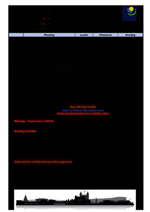 Junior programme 2026