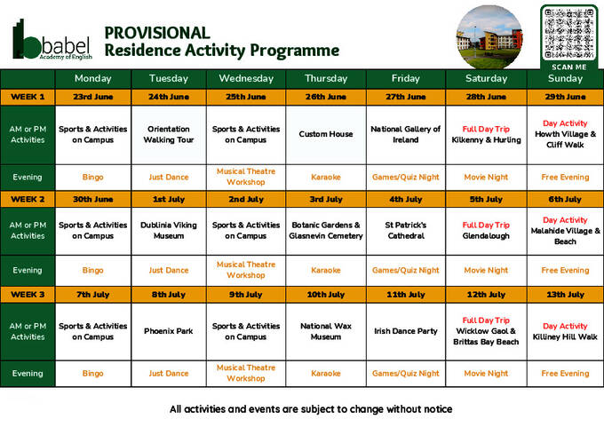 نموذج من النشاط الاجتماعي