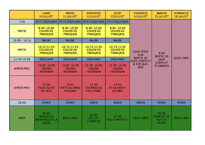  Cronograma de atividades - adultos e juniors (PDF)
