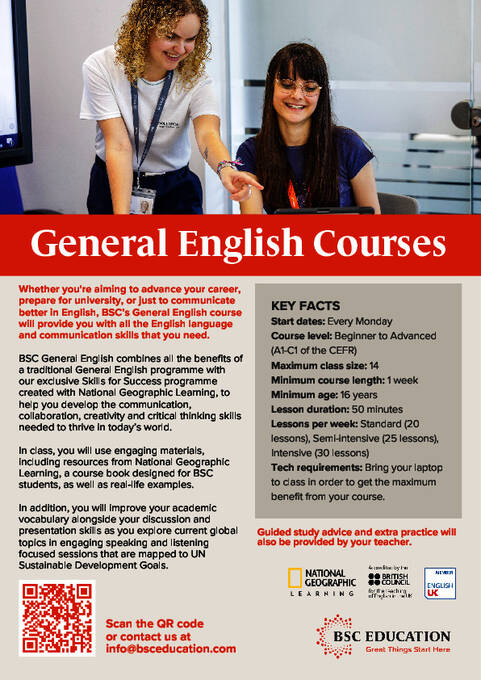 Generelle engelskkurser