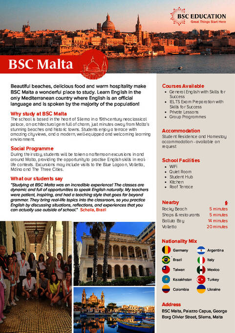BSC Education Brosúra (PDF)
