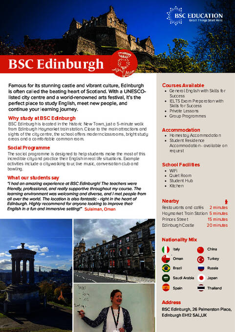 BSC Education Brosúra (PDF)